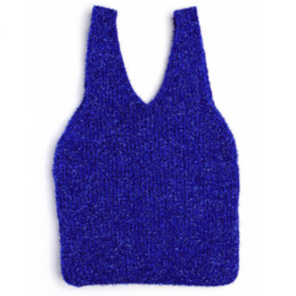 twinkle knit  bag blue