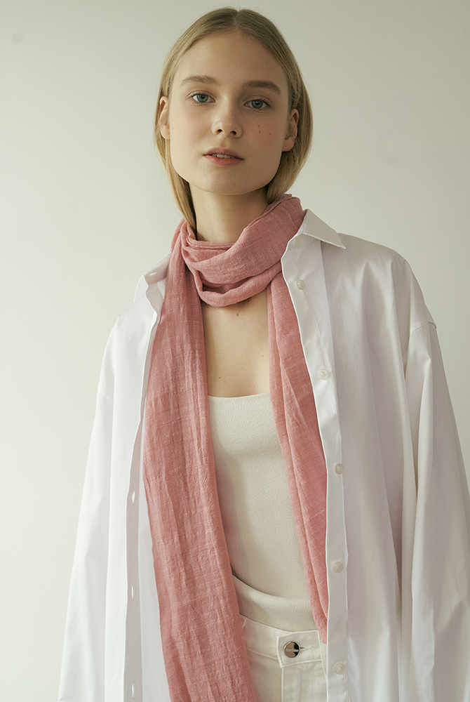solid 1 scarf - pink