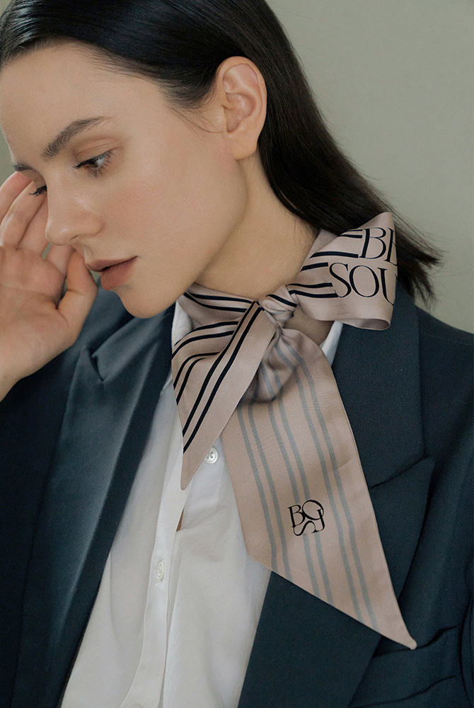 abel twilly scarf  - pink